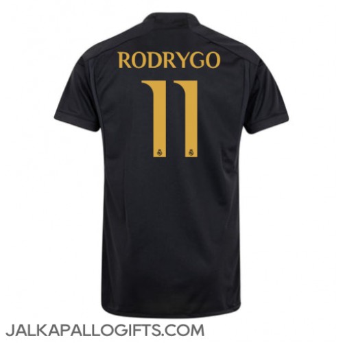 Real Madrid Rodrygo Goes #11 Kolmaspaita 2023-24 Lyhythihainen